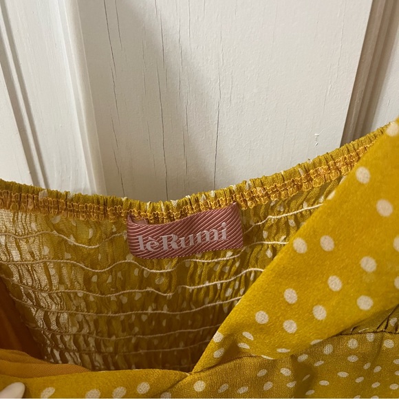 LeRumi Polka Dot Midi Dress - Size Small - Picture 8 of 8